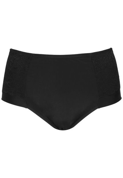 Calcinha Calvin Klein Underwear Hot Pant Renda Preta - Marca Calvin Klein Underwear