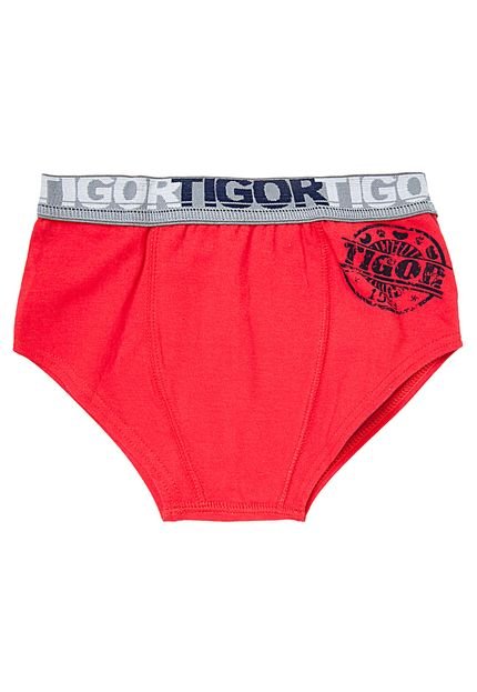 Cueca Tigor T. Tigre Sunga Logo Vermelha - Marca Tigor T. Tigre