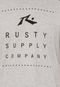 Camiseta Rusty Essentials Cinza/Preto - Marca Rusty