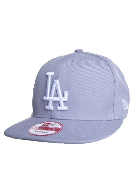 Boné New Era Los Angeles Dodgers Basic Cinza - Marca New Era