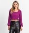 Blusa Manga Longa Feminina Xadrez Endless Roxo - Marca Endless