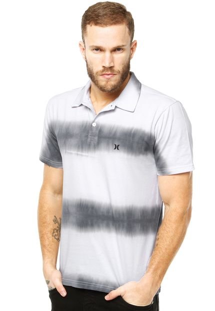Camisa Polo Hurley Block Party Tie Dye Branca - Marca Hurley