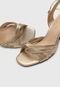 Sandália Bottero Metalizada Dourada - Marca Bottero