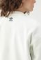 Blusa de Moletom Flanelada Fechada adidas Originals Logo Off-White - Marca adidas Originals