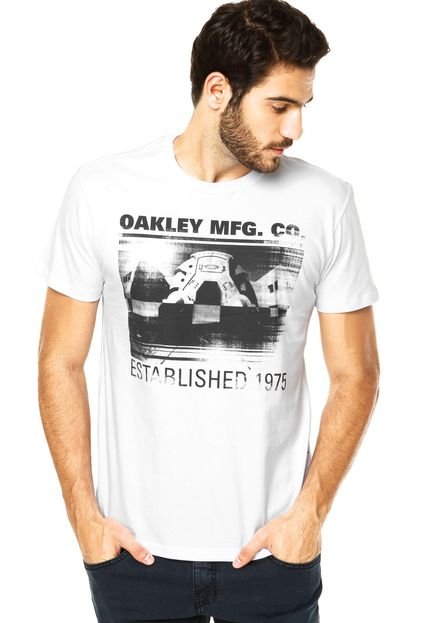 Camiseta MC Oakley Headline White - Marca Oakley