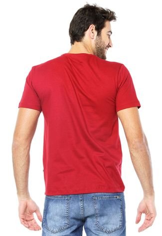 T-Shirt Cavalera Vida Longa Vermelha