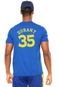 Camiseta NBA Name Number Warriors Durant Azul - Marca NBA