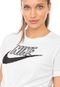 Camiseta Nike Sportswear W Nsw Tee Hyper Flo Branca - Marca Nike Sportswear