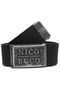 Cinto Nicoboco Logo Preto - Marca Nicoboco
