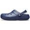 Sandália Crocs Classic Lined Clog Azul/Cinza - Marca Crocs