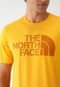 Camisa The North Face Reta The North Face Amarela - Marca The North Face