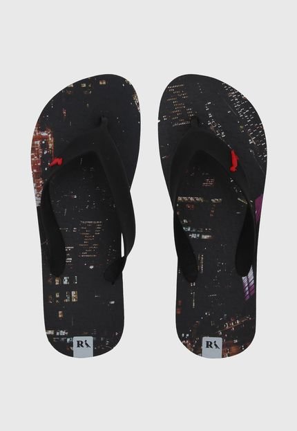 Chinelo Reserva Estampado Preto - Marca Reserva