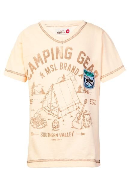 Camiseta Marisol Camping Laranja - Marca Marisol
