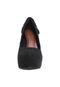 Scarpin Crysalis Franja Preto - Marca Crysalis