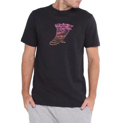Camiseta Hurley Silk Quilha Masculina Preto - Marca Hurley