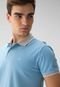 Camisa Polo Colcci Reta Logo Azul - Marca Colcci