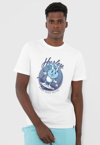 Camiseta Hurley Surfer Rabbit Branca