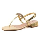 Sandalia Feminina Glossy Select Amarelo - Marca Select