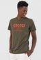 Camiseta Colcci Lettering Verde - Marca Colcci