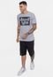 Camiseta Mitchell & Ness Masculina Estampada Cinza Mescla - Marca Mitchell & Ness