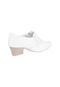 Sapato Comfortflex Zíper Branco - Marca Comfortflex