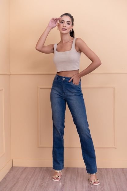 Calça Reta Sisal Jeans Azul - Marca Sisal Jeans