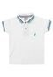 Camisa Polo Carinhoso Menino Liso Branco - Marca Carinhoso