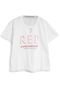 Blusa Calvin Klein Kids Menina Lettering Branca - Marca Calvin Klein Kids