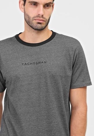 Camiseta Yachtsman Lettering Grafite