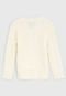 Cardigan Polo Ralph Lauren Infantil Tricot Textura Off-White - Marca Polo Ralph Lauren