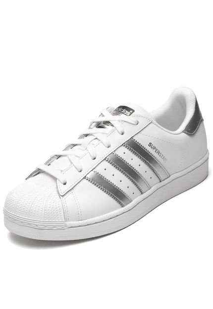 Tênis Couro adidas Originals Superstar Branco - Marca adidas Originals