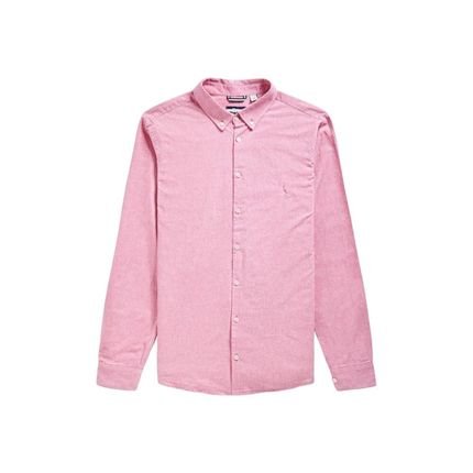 Camisa Ml Pf Oxford Color Reserva Rosa - Marca Reserva