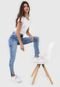 Calça Jeans GRIFLE COMPANY Skinny Marmorizada Azul - Marca GRIFLE COMPANY