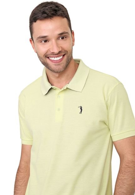 Camisa Polo Aleatory Reta Logo Verde - Marca Aleatory