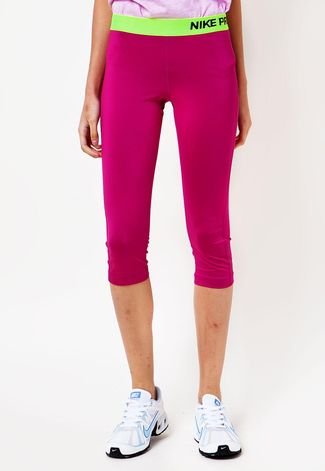 Legging Nike Pro Capri Rosa - Compre Agora