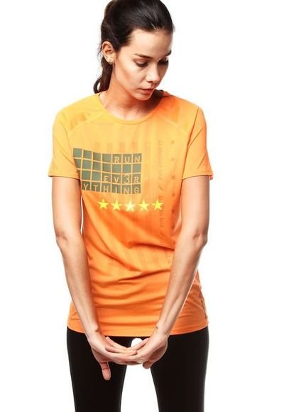 Camisetas reebok naranja store