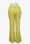 Calça Flare Tweed Amarela Produto Gentilmente Usado - Marca EMIGÊ