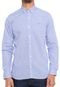 Camisa Lacoste Slim Padronagem Azul - Marca Lacoste