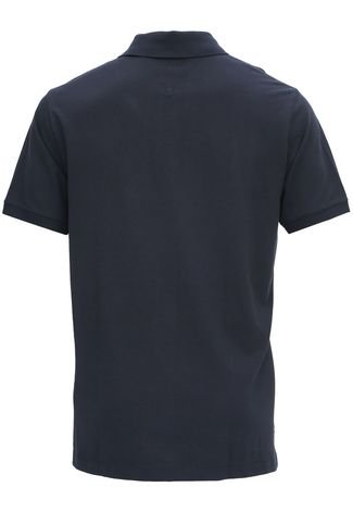 Camisa Polo Tommy Hilfiger Reta Logo Azul-marinho - Compre Agora