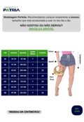 Shorts Jeans Feminino Curto Cintura Alta Com Elástico No Cós - Marca Patria Brasil