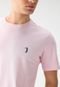 Camiseta Aleatory Reta Logo Rosa - Marca Aleatory