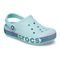 Sandália crocs classic rainbow glitter clog t pure water Azul - Marca Crocs