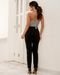 Calça Jeans Black Mom Feminina Cintura Alta com Elastano 00211 Preto com Glitter Consciência - Marca Consciência
