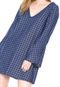 Vestido Jeans Sommer Curto Vichy Azul - Marca Sommer