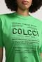 Vestido Colcci Midi Logo Verde - Marca Colcci