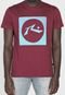 Camiseta Rusty Razor Vinho - Marca Rusty