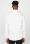 Camisa Calvin Klein Slim Geométrica Off-White/Preta - Marca Calvin Klein