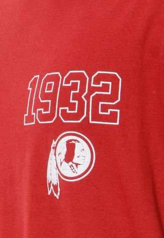 Camiseta New Era Longer Oakland Raider Vermelha