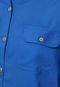 Camisa M. Officer Pocket Azul - Marca M. Officer