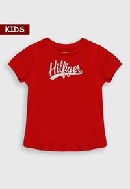Camiseta Rojo-Blanco Tommy Hilfiger Kids